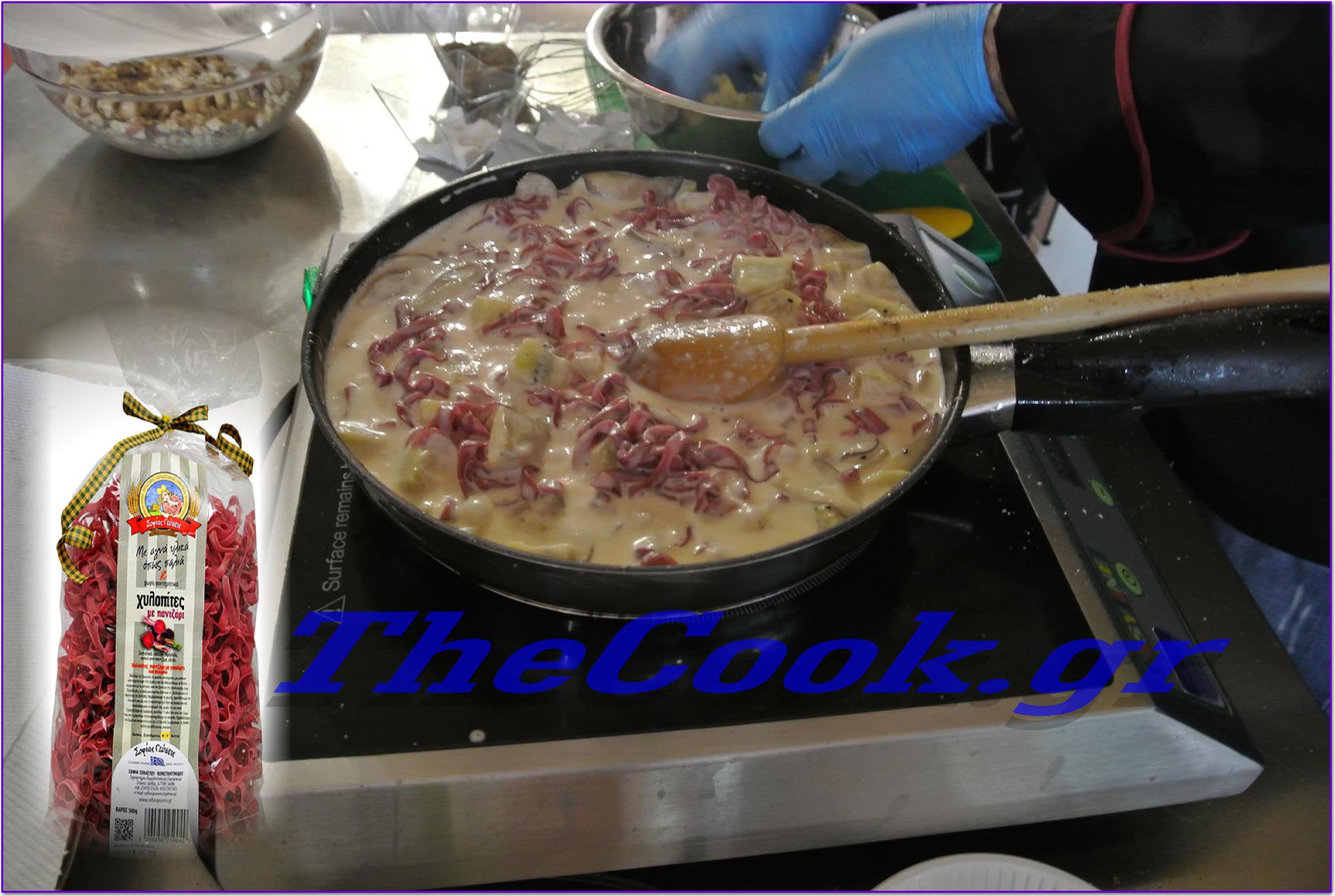 Ταλιατέλες με παντζάρι TheCook.gr