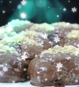 Παραδοσιακά Μελομακάρονα με Σοκολάτα